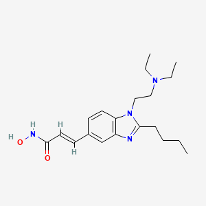 Chemical structure of Pracinostat