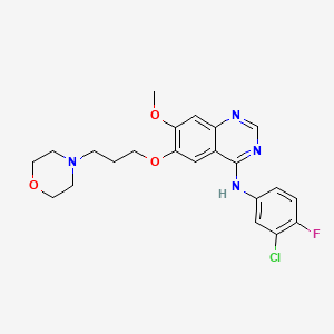 Chemical structure of Gefitinib