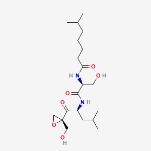 Chemical structure of Dihydroeponemycin
