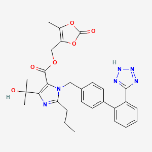 Chemical structure of Olmesartan medoxomil