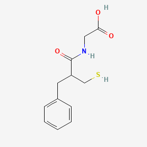Chemical structure of Thiorphan