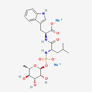 Chemical structure of Phosphoramidon Disodium Salt