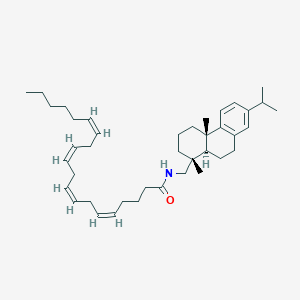 Chemical structure of Arachidonic Acid Leelamide