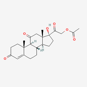 Chemical structure of Cortisone acetate
