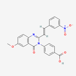 Chemical structure of QNZ 46
