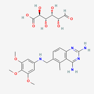 Chemical structure of CI 898 trihydrochloride
