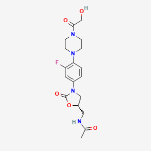 Chemical structure of Eperezolid