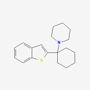 Chemical structure of Btcp