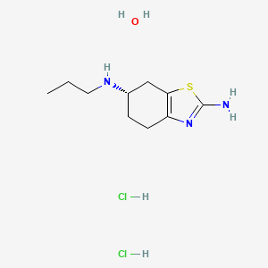 Chemical structure of Pramipexole 2HCl Monohydrate