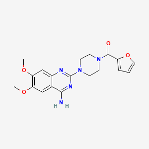 Chemical structure of Prazosin