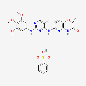 Chemical structure of R406