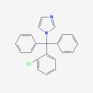 Chemical structure of Clotrimazole