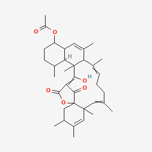 Chemical structure of Tetromycin A