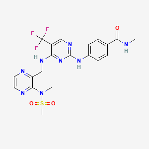 Chemical structure of Defactinib