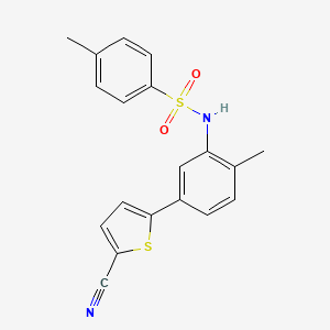 Chemical structure of ELR510444