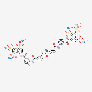 Chemical structure of Suramin Sodium