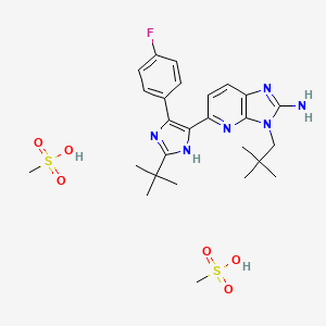 Chemical structure of LY2228820