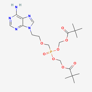 Chemical structure of Adefovir Dipivoxil