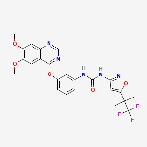 Chemical structure of CEP-32496