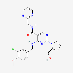 Chemical structure of Avanafil