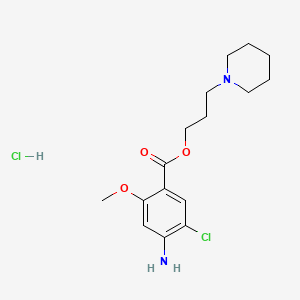 Chemical structure of RS 23597-190 hydrochloride