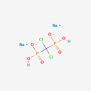 Chemical structure of Clodronate Sodium