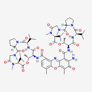 Chemical structure of Dactinomycin
