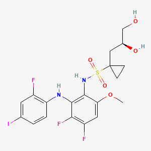 Chemical structure of Refametinib