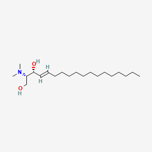 Chemical structure of Dimethylsphingosine