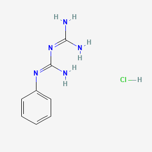 Chemical structure of 1-Phenylbiguanide hydrochloride