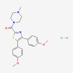 Chemical structure of FR 122047 hydrochloride