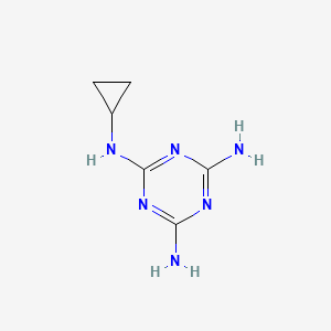 Chemical structure of Cyromazine