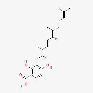 Chemical structure of Grifolic acid