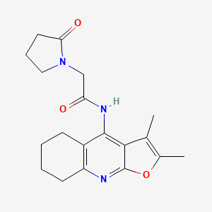 Chemical structure of Coluracetam