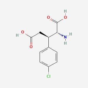 Chemical structure of (2R,3S)-Chlorpheg