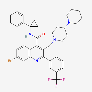 Chemical structure of GSK 2193874