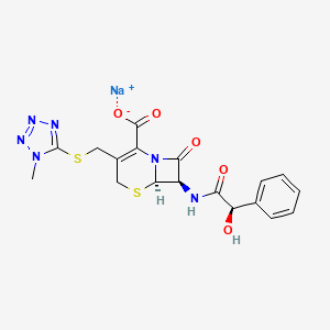 Chemical structure of Cefamandole Sodium