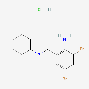Chemical structure of Bromhexine HCl