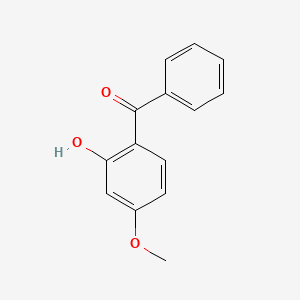 Chemical structure of Oxybenzone