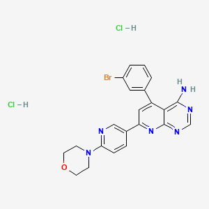 Chemical structure of Adenosine Kinase Inhibitor (hydrate)