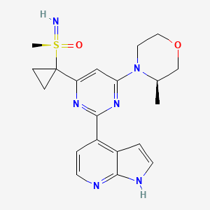 Chemical structure of AZD6738