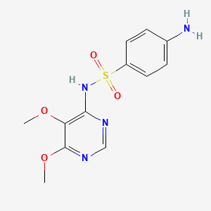 Chemical structure of Sulfadoxine