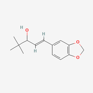 Chemical structure of Stiripentol