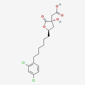 Chemical structure of SB 204990
