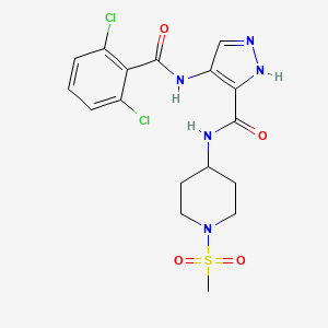 Chemical structure of NVP-LCQ195