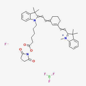 Chemical structure of Cy7 NHS ester