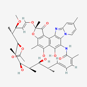 Chemical structure of Rifaximin