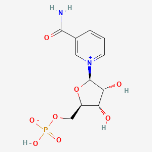 Chemical structure of Nicotinamide Mononucleotide