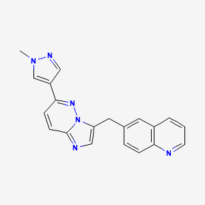 Chemical structure of NVP-BVU972