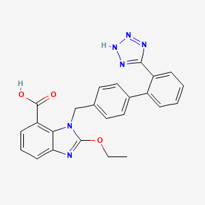 Chemical structure of Candesartan